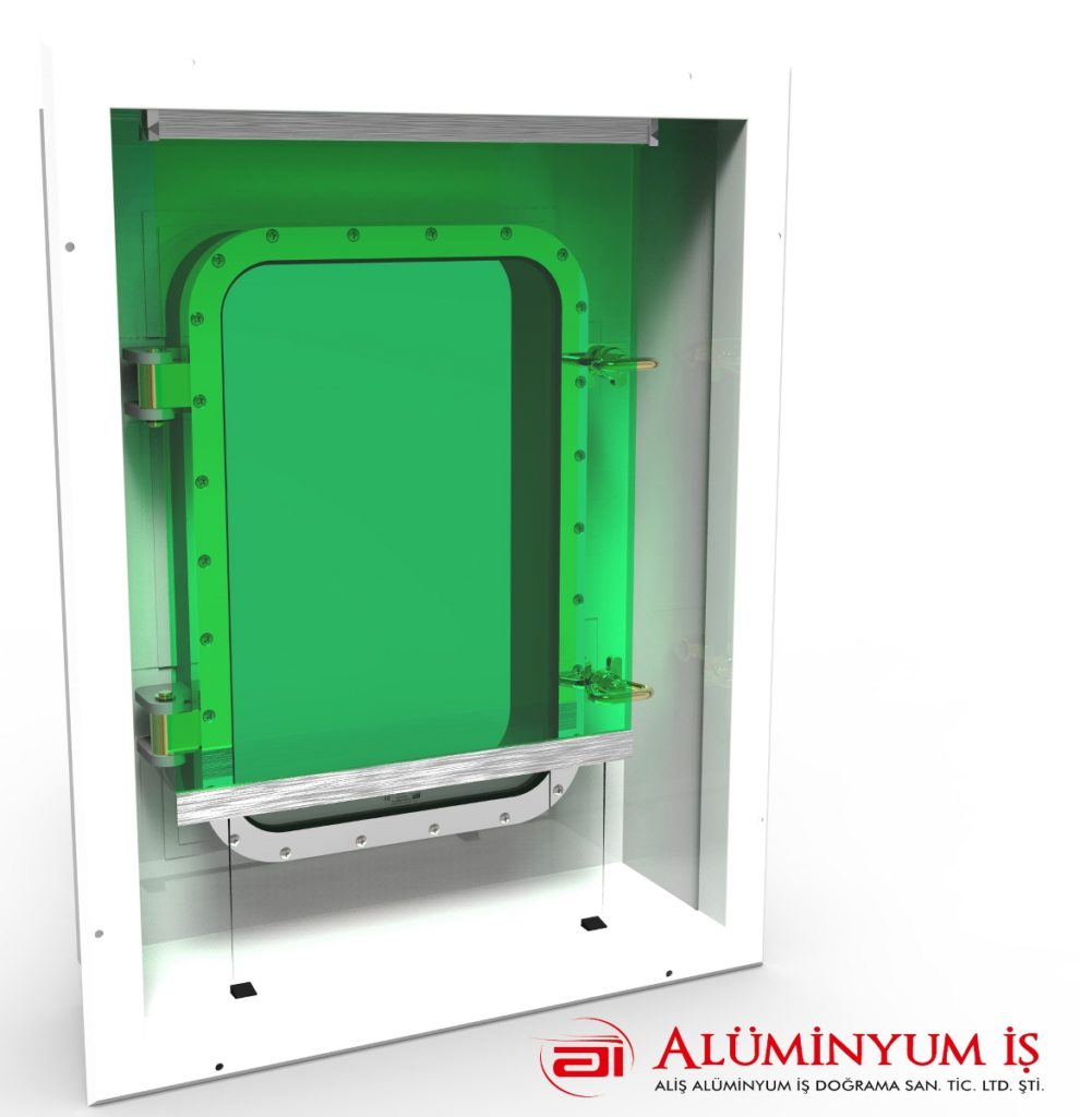 TELESCOBIC WINDOW BOX (INOX (ROLLER BLID (GREEN)