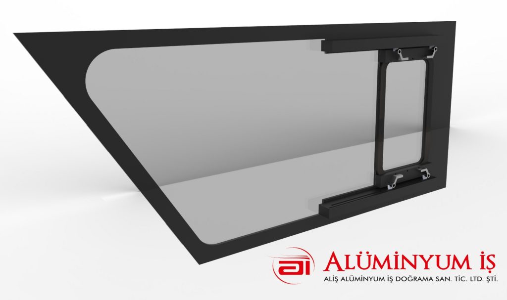 GLASS CENTER SLIDING FRAME FLUSH TYPE AND NORMAL TYPE